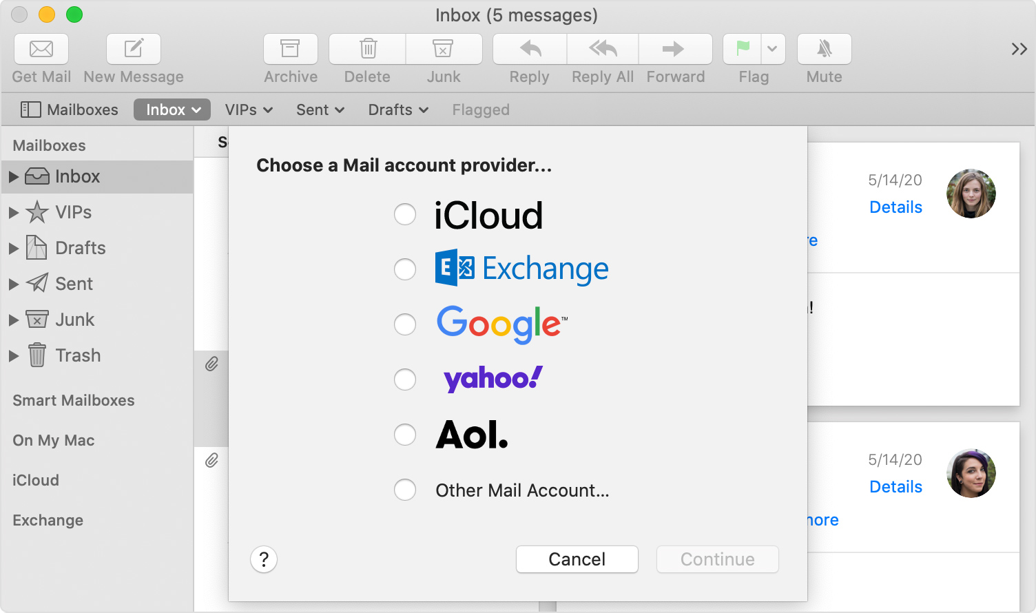 using mac mail for business